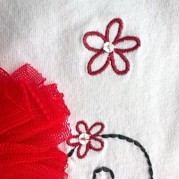 Starting Out Infant Girls 12 Months White Red Ladybug Gingham Ruffle Outfit Set - Picture 8 of 9